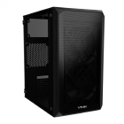 GABINETE GAMER VINIK DART LATERAL ACRILICO S/FONTE PRETO GGDACBK