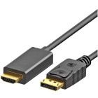 CABO CONVERSOR DE DISPLAYPORT PARA HDMI 1.8M KAPBOM