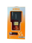 KIT CARREGADOR 2 PORTAS USB  + CABO USB PARA MICRO USB-C LELONG LE-239FV