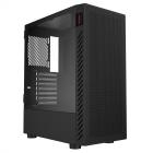 GABINETE GAMER PCYES BOLTER BLACK VULCAN LATERAL EM VIDRO S/FONTE GBBVPBR