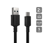 CABO USB 3.0 PARA USB-C PCYES 2M PUCAP3-2