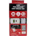 CABO PROLONGADOR FORCE LINE COM TOMADA USB/ USB-C 3M 0600200123