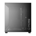 GABINETE PCYES FORCEFIELD MINI S/FONTE BLACK VULCAN GFFMNBV