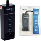 HUB USB 3.0 EXBOM 1 X 4 PORTAS UH-30