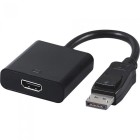 CONVERSOR LOTUS DISPLAYPORT(M) X HDMI(F) LT-222 PRETO