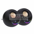 CAIXA DE SOM 2.0 KNUP HORUS 10W RMS KP-RO851