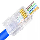 CONECTOR REDE RJ45 EXBOM VAZADO CAT5E C/100 CONT-RJ45C100