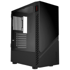 GABINETE GAMER PCYES SET BLACK VULCAN LATERAL EM VIDRO S/FONTE GSBVPBR