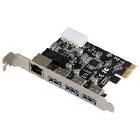 PLACA DE REDE + 3 PORTAS USB 3.0 PCI-E DEX DP-45