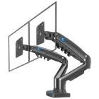 SUPORTE PARA 2 MONITOR C/ AMORTECEDOR A GAS ONISTEK 17 A 27 ON-F180