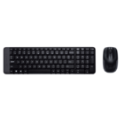 KIT TECLADO + MOUSE SEM FIO LOGITECH MK220