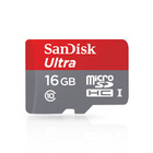 CARTAO DE MEMORIA SANDISK MICRO SD 16GB CLASS 10 C/ ADAP. SD SDSDQUNB-016G-GN3MA