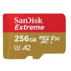 CARTAO DE MEMORIA SANDISK MICRO SD 256GB EXTREME SDSQXAV-256G-GN6MA