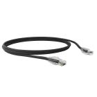 PATCH CORD CAT 5E COM 2.5M FURUKAWA PRETO T568A/B