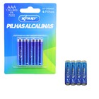 PILHA ALCALINA KNUP AAA (BLISTER C/4) KP-4900AAA