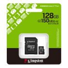 CARTAO DE MEMORIA KINGSTON MICRO SD 128GB CANVAS PLUS